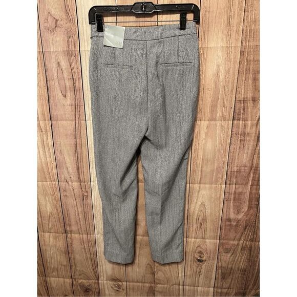 H&M size 2 womens  NWT pants slacks black white - Picture 4 of 8